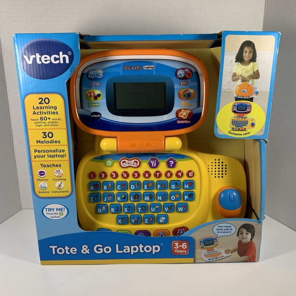 VTECH Tote & Go Laptop Learning Toy Educational Game Exclusive Color NIB - Picture 2 of 14